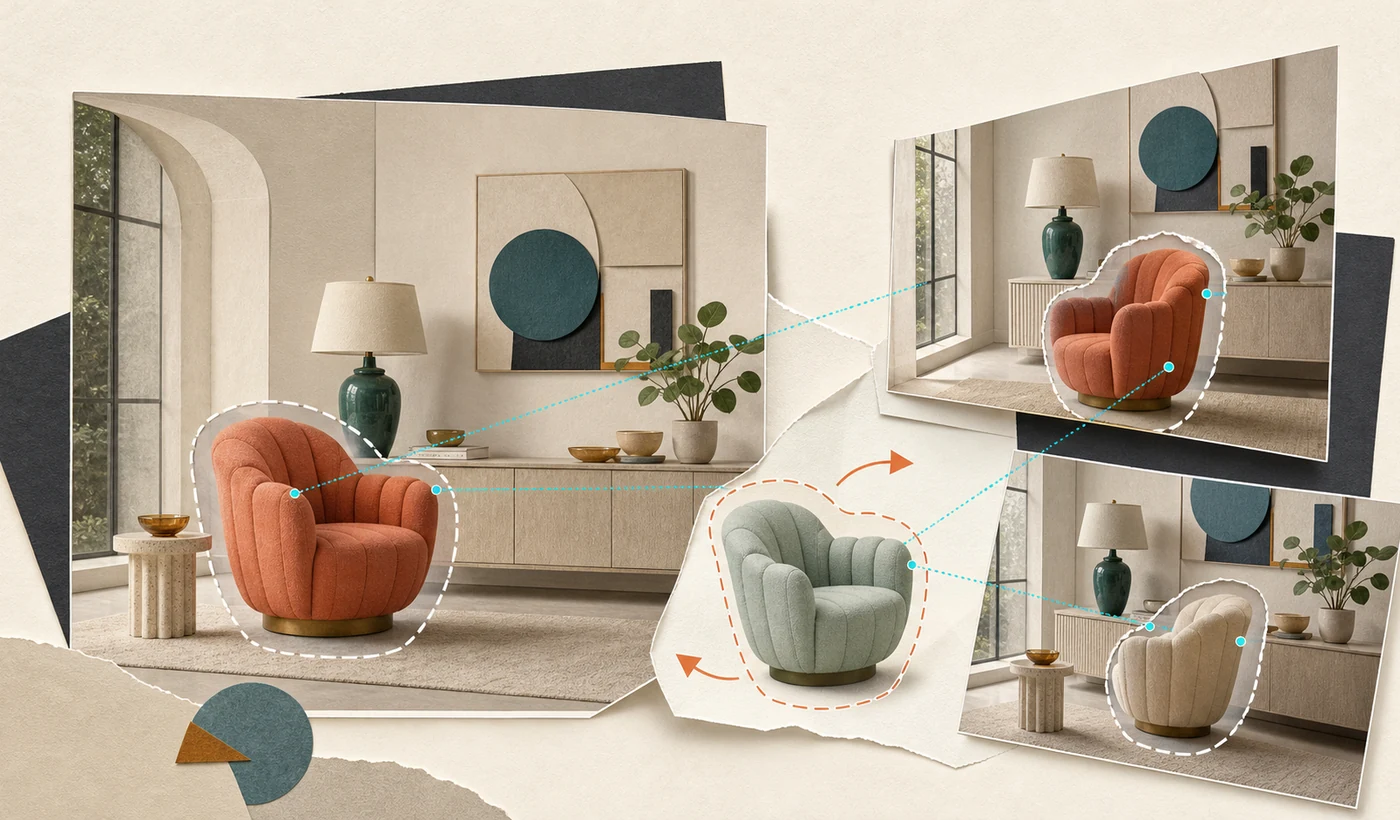 Conceptual visualization of image generation and editing