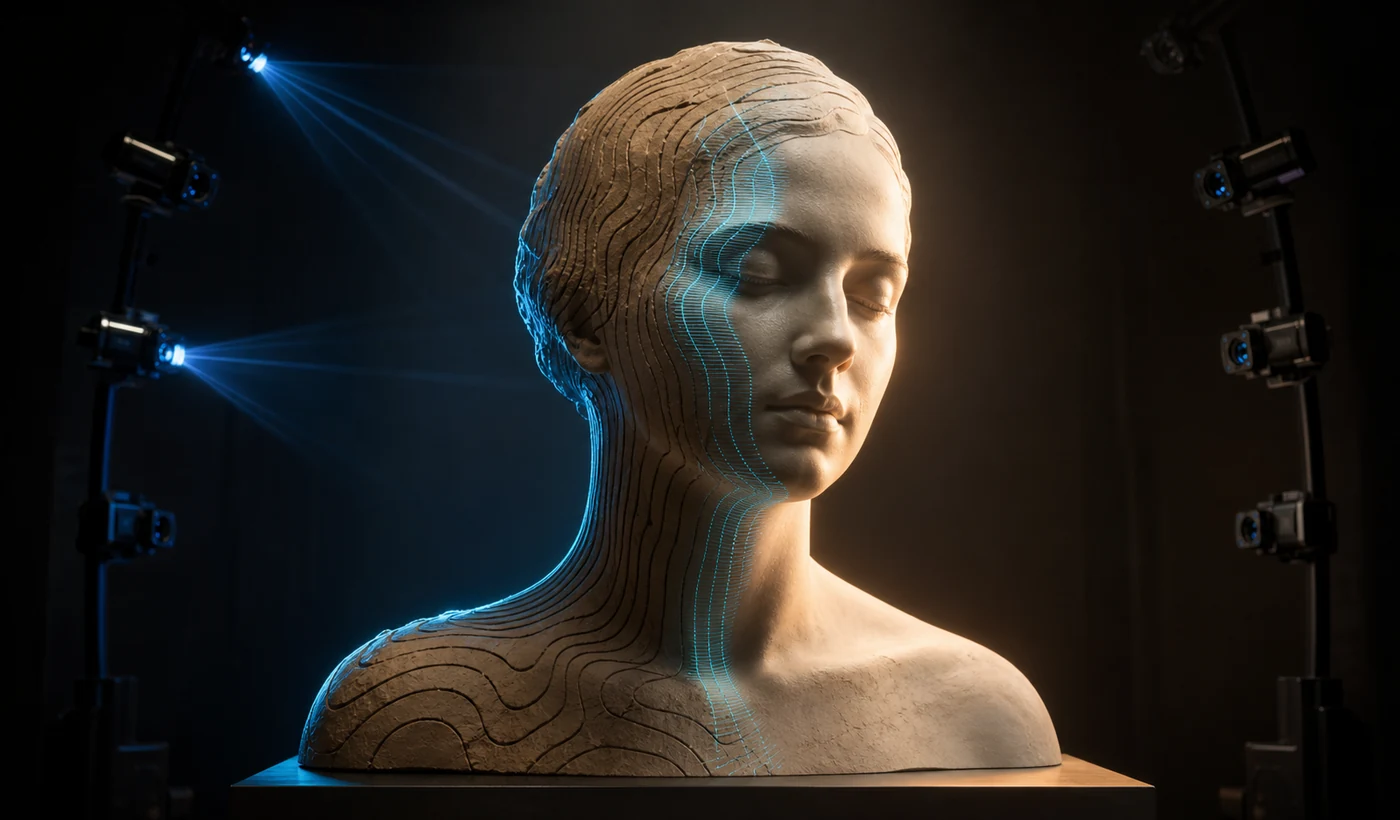 Conceptual visualization of human-centered multimodal spatial intelligence